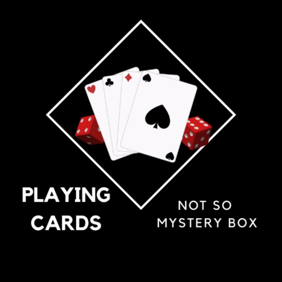 various Other - Vtg Men's NOT SO MYSTERY BOX of Playing Cards
